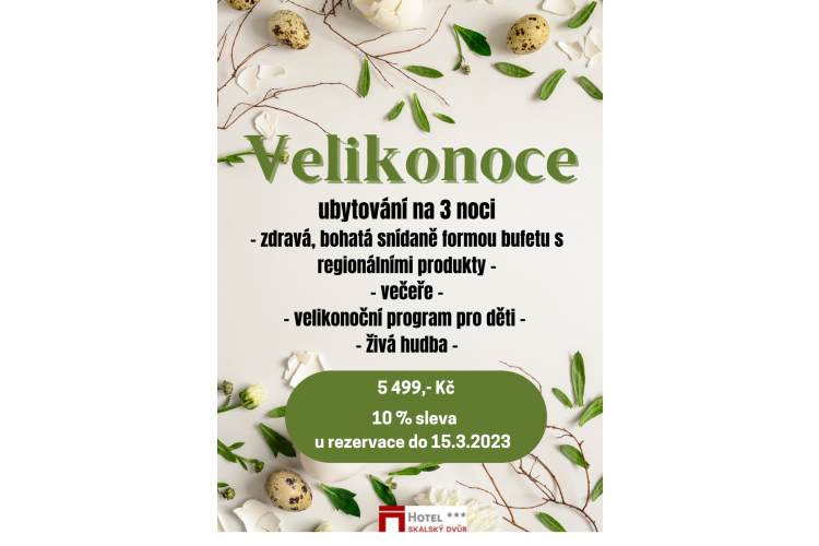 Velikonoční pobyty 2023