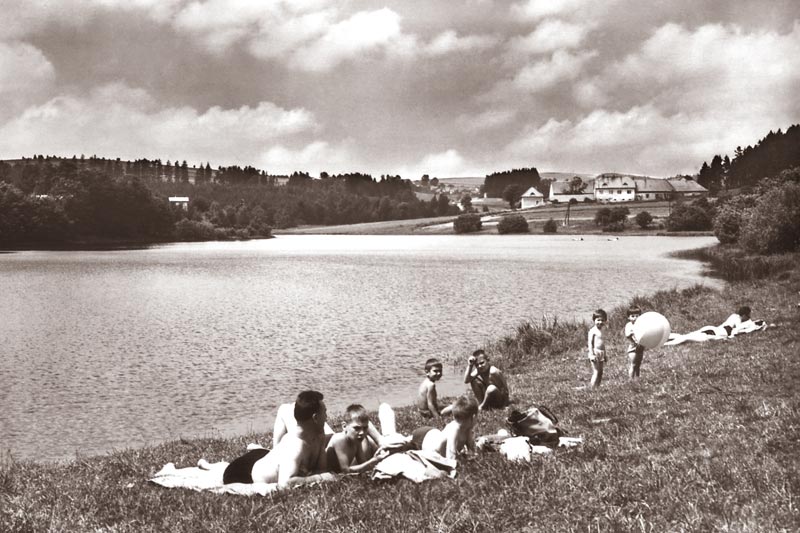 Léto u Skalského rybníka 70.léta